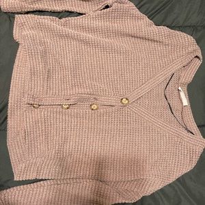 button up knit sweater brand new never worn